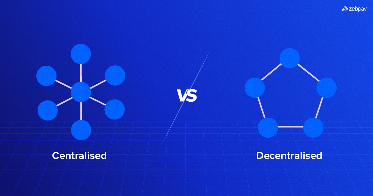 Centralised VS Decentralised Network