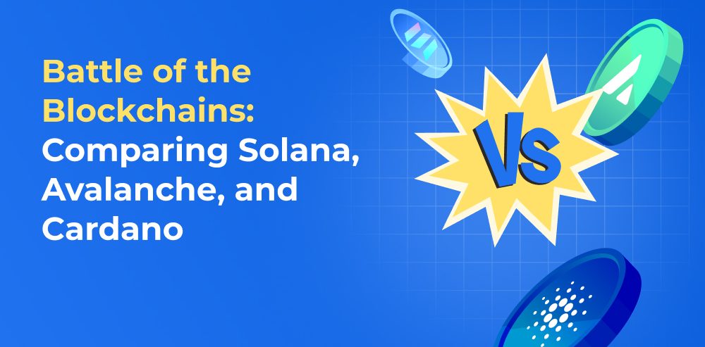The competition between Solana, Avalanche, and Cardano underscores the diversity of approaches to blockchain innovation.