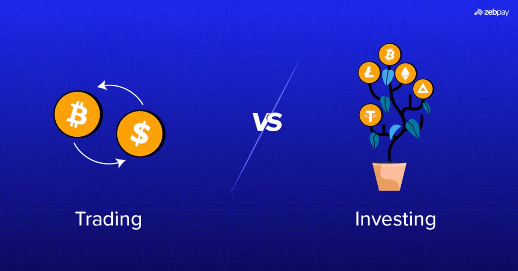 Crypto trading vs Crypto investing
