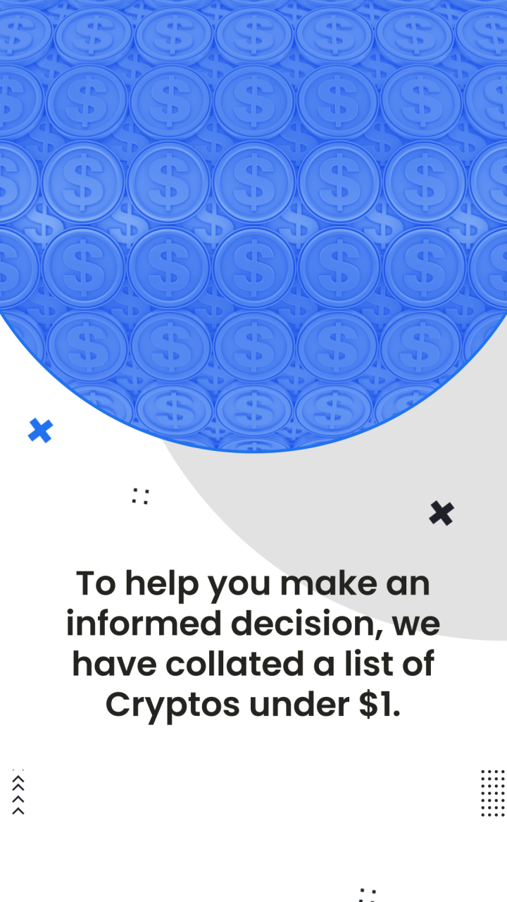 Top 10 Best Crypto Under $1 To Buy In 2023