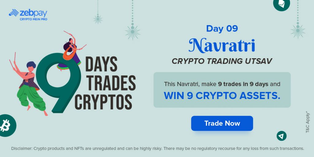 Navratri Crypto Banner Day 09