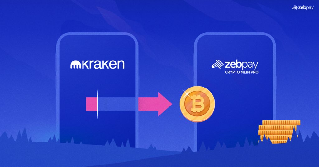 transferring crypto from kraken to zebpay