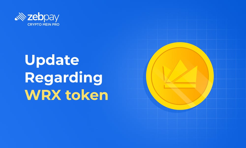 Update Regarding WRX Token.