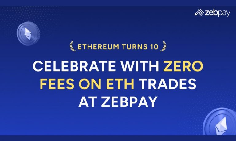 Ethereum Turns 10 – Celebrate with Zero Fees on ETH Trades at ZebPay