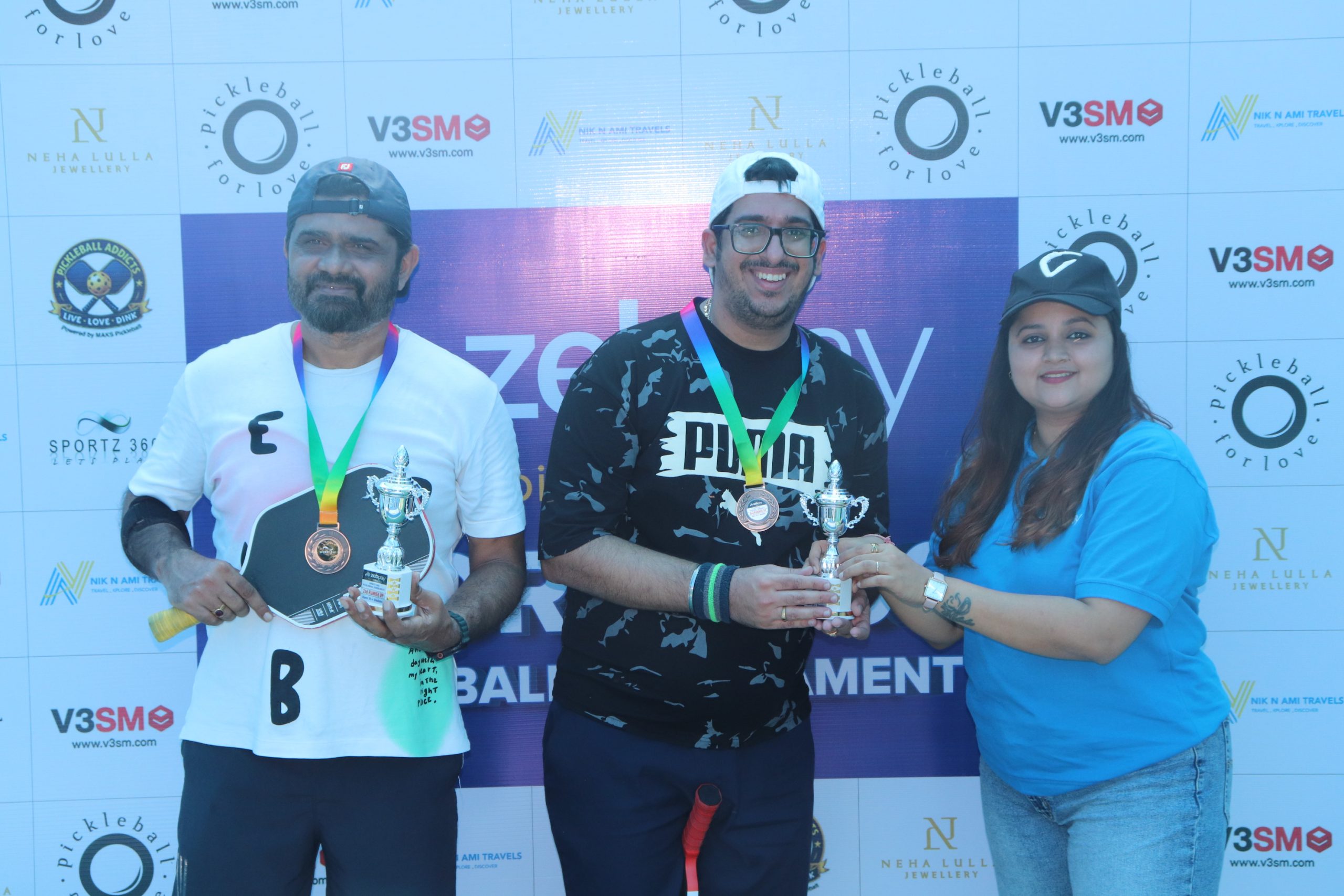 ZebPay sponsored the Pickleball Tournament at Andheri Sports Complex