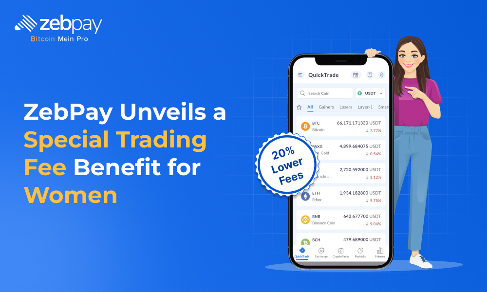 ZebPay Unveils a Special Trading Fee Benefit for Women