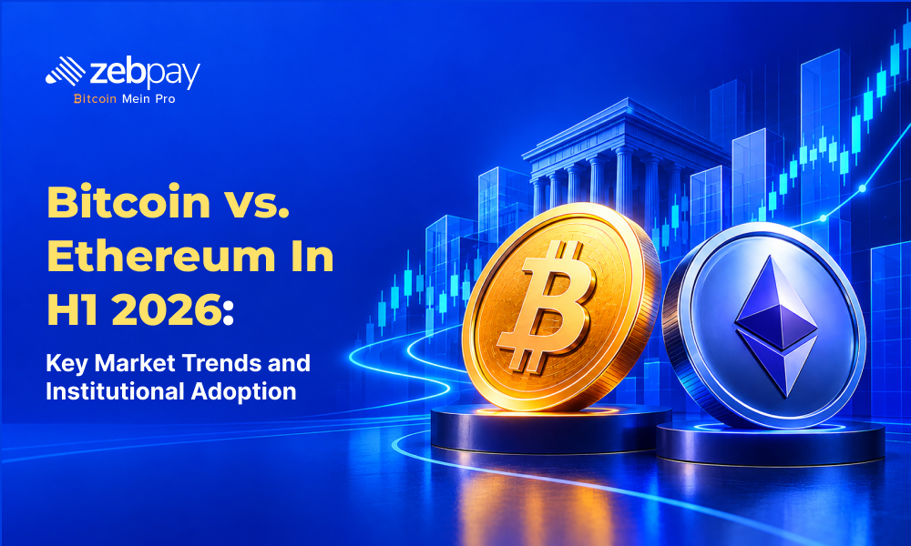 Bitcoin and Ethereum followed distinct but complementary patterns throughout H1 2026.