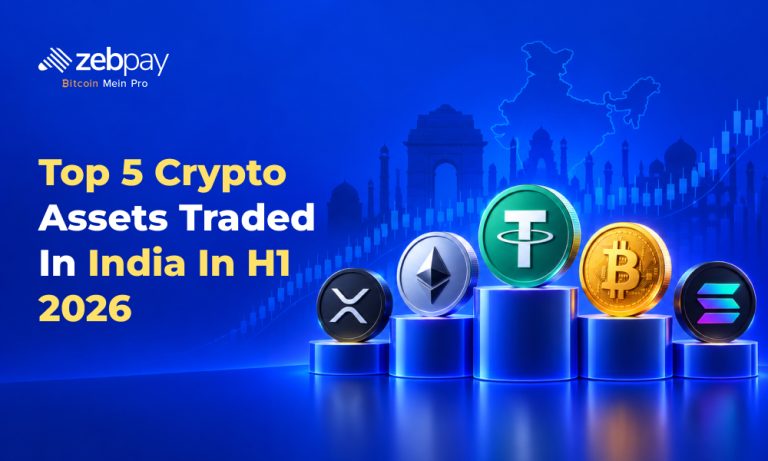 Top 5 Crypto Assets Traded in India in H1 2026