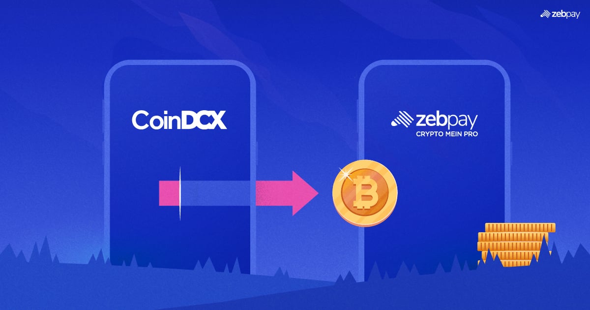 how to transfer Bitcoin and other crypto from Coindcx to ZebPay