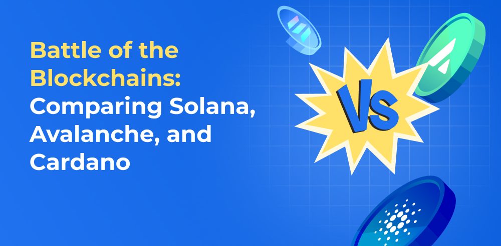 The competition between Solana, Avalanche, and Cardano underscores the diversity of approaches to blockchain innovation.
