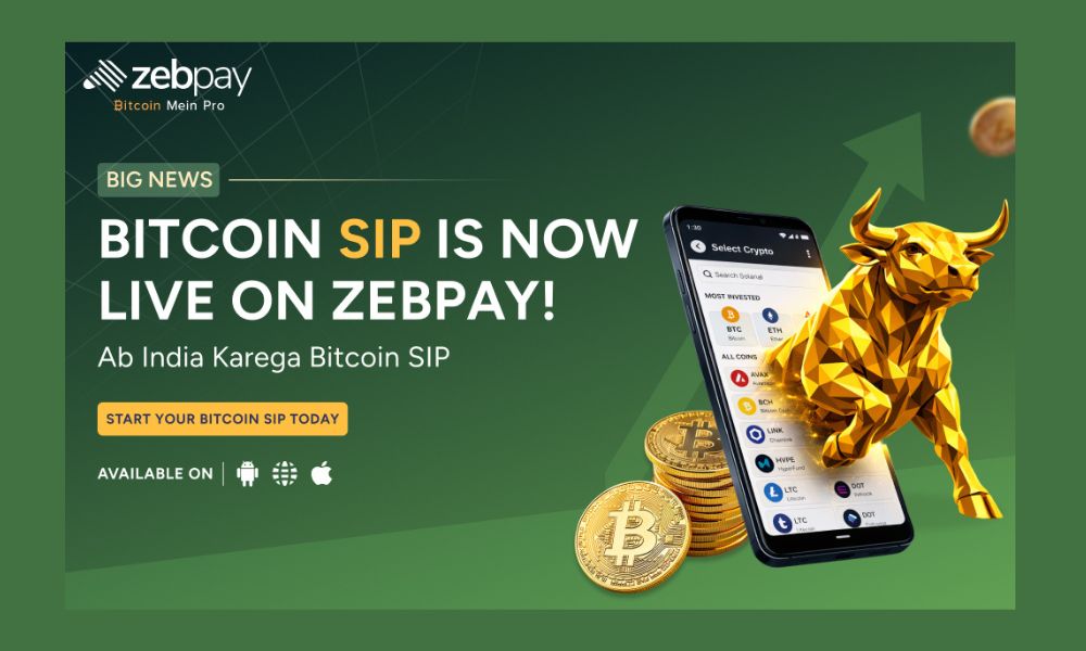 ZebPay Introduces SIP Feature to Simplify Long-Term Bitcoin Investing