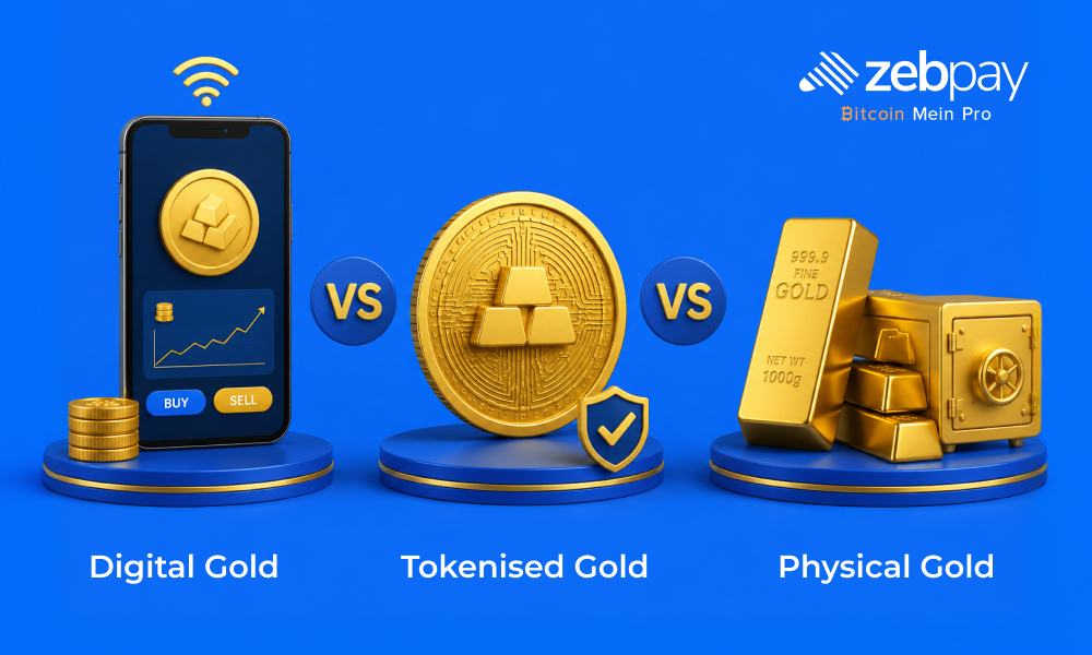 Digital Gold vs. Tokenized Gold vs. Physical Gold: Explained